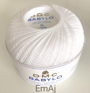 Babylo 20 DMC biały B5200 100g