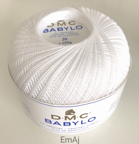 Babylo 20 DMC biały B5200 100g
