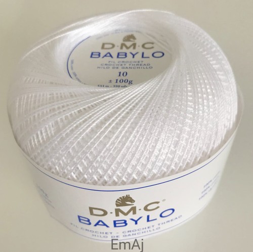 Babylo 10 DMC biały B5200 100g