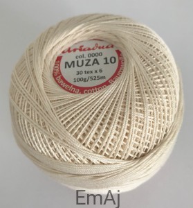 Ariadna MUZA 10 ECRU 0000 100 g