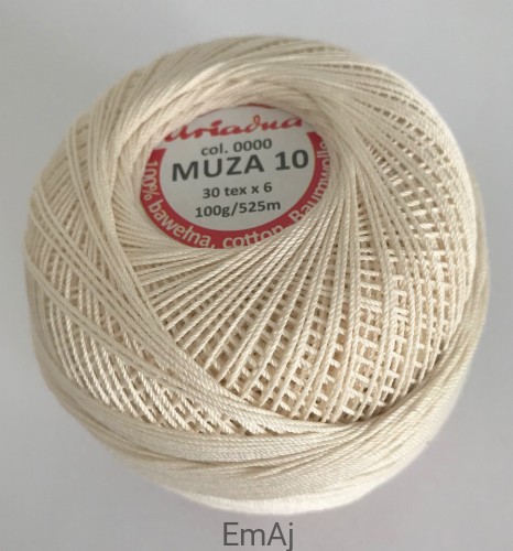 Ariadna MUZA 10 ECRU 0000 100 g