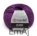 Włóczka YarnArt Jeans 50 FIOLETOWY Yarn Art       