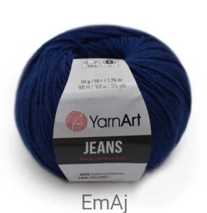 Włóczka YarnArt Jeans 54 GRANATOWY Yarn Art          
