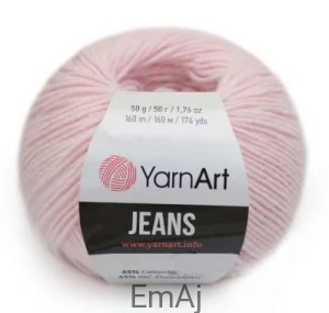 Włóczka YarnArt Jeans 74 JASNORÓŻOWY  Yarn Art                    