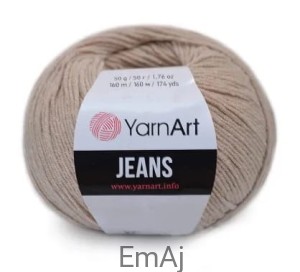 Włóczka YarnArt Jeans 87 CAPPUCCINO Yarn Art                    