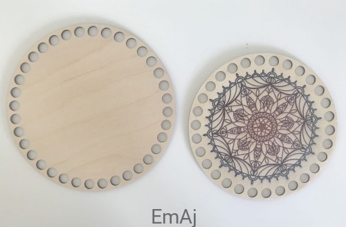 Komplet baza + wieczko koszyka Mandala 1 15/17 cm