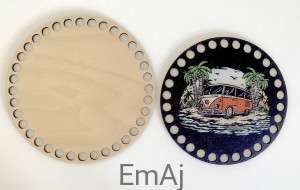 Komplet baza + wieczko koszyka Jamaica 15/17 cm