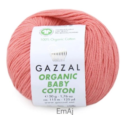 Gazzal Organic Baby Cotton 50g 419