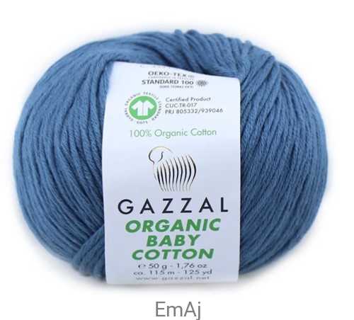 Gazzal Organic Baby Cotton 50g 434