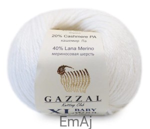 Gazzal Baby Wool XL Merino Kaszmir 50g 801