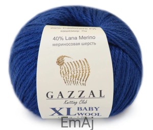 Gazzal Baby Wool XL Merino Kaszmir 50g 802