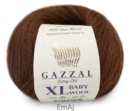 Gazzal Baby Wool XL Merino Kaszmir 50g 807