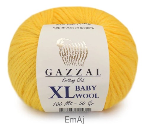 Gazzal Baby Wool XL Merino Kaszmir 50g 812