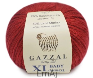 Gazzal Baby Wool XL Merino Kaszmir 50g 816