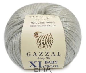 Gazzal Baby Wool XL Merino Kaszmir 50g 817