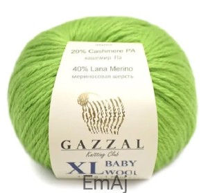Gazzal Baby Wool XL Merino Kaszmir 50g 821