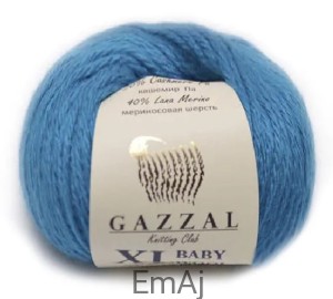 Gazzal Baby Wool XL Merino Kaszmir 50g 822