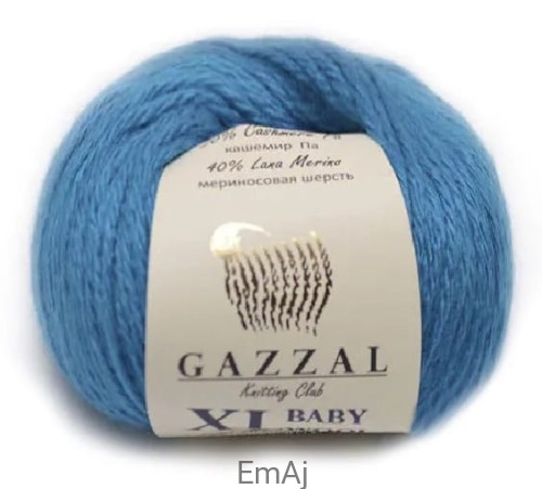 Gazzal Baby Wool XL Merino Kaszmir 50g 822