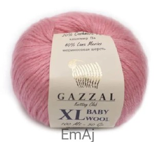 Gazzal Baby Wool XL Merino Kaszmir 50g 828