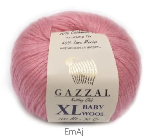 Gazzal Baby Wool XL Merino Kaszmir 50g 828