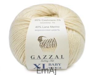Gazzal Baby Wool XL Merino Kaszmir 50g 829