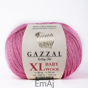 Gazzal Baby Wool XL Merino Kaszmir 50g 831