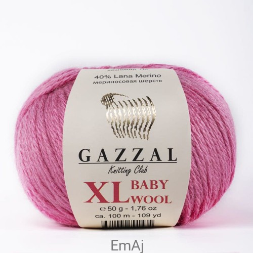 Gazzal Baby Wool XL Merino Kaszmir 50g 831