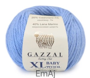 Gazzal Baby Wool XL Merino Kaszmir 50g 813
