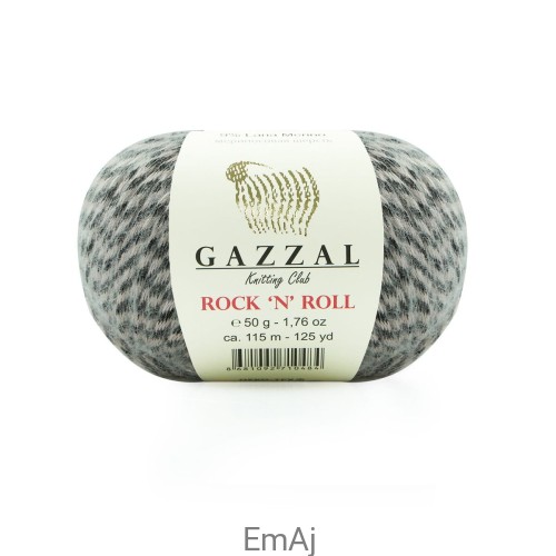 Gazzal Rock'n'roll  merino akryl poliamid 13954