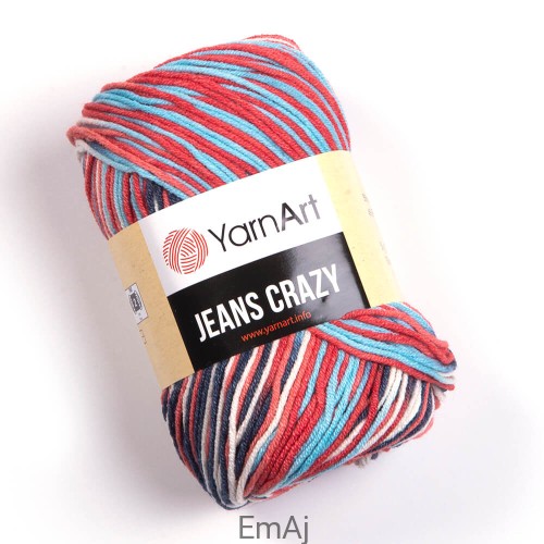 YarnArt Jeans Crazy włóczka cieniowana 7208