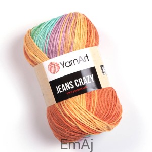 YarnArt Jeans Crazy włóczka cieniowana 8202