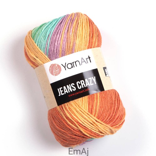 YarnArt Jeans Crazy włóczka cieniowana 8202