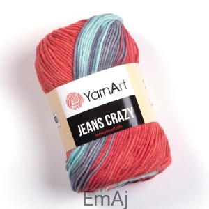 YarnArt Jeans Crazy włóczka cieniowana 8205