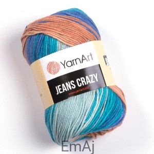YarnArt Jeans Crazy włóczka cieniowana 8207