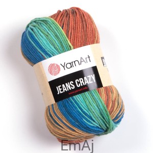 YarnArt Jeans Crazy włóczka cieniowana 8209