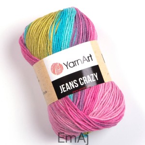 YarnArt Jeans Crazy włóczka cieniowana 8211