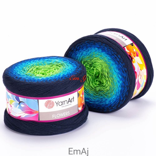 Włóczka Ombre YarnArt Flowers 300 Yarn Art        