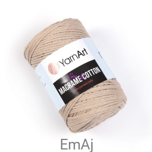 Macrame cotton YarnArt sznurek do makramy BEŻOWY 753