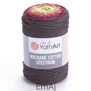 Macrame Cotton Spectrum Sznurek Ombre 1305
