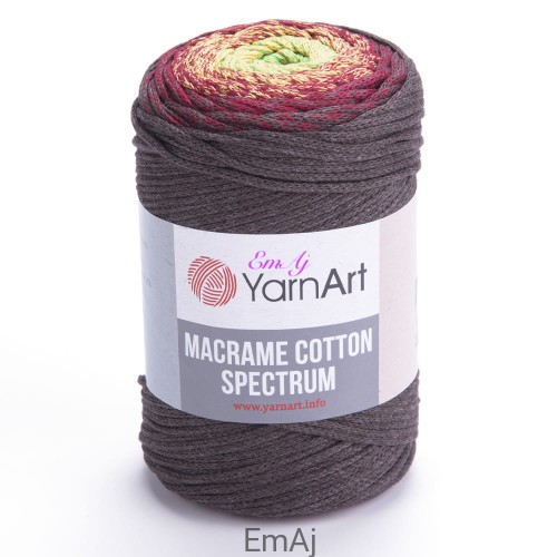 Macrame Cotton Spectrum Sznurek Ombre 1305