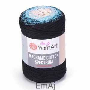 Macrame Cotton Spectrum Sznurek Ombre 1310