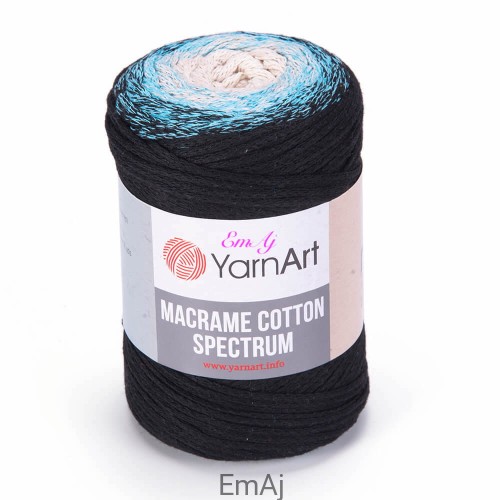 Macrame Cotton Spectrum Sznurek Ombre 1310
