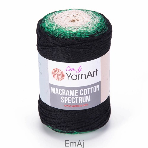 Macrame Cotton Spectrum Sznurek Ombre 1315