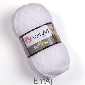 Shetland YarnArt wełna virgin 501