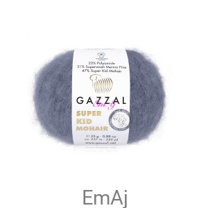 Włóczka Gazzal Super Kid Mohair Gazzal 64411 25g moher merino  