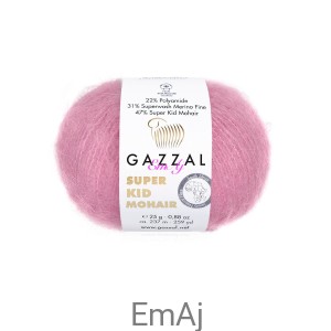 Włóczka Gazzal Super Kid Mohair Gazzal 64412 25g moher merino  