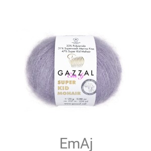 Włóczka Gazzal Super Kid Mohair Gazzal 64413 25g moher merino   
