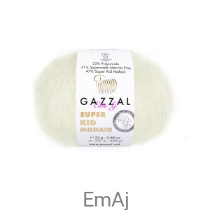 Włóczka Gazzal Super Kid Mohair Gazzal 64414 25g moher merino   