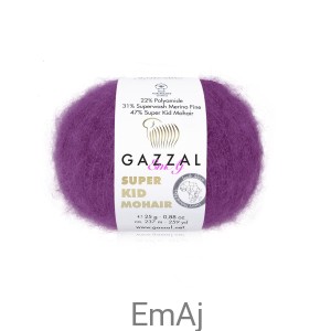 Włóczka Gazzal Super Kid Mohair Gazzal 64415 25g moher merino    