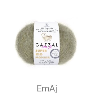 Włóczka Gazzal Super Kid Mohair Gazzal 64407 25g moher merino 